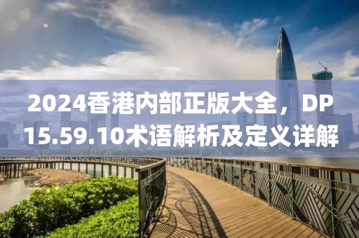 2024香港内部正版大全，DP15.59.10术语解析及定义详解