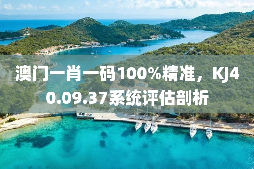 澳门一肖一码100%精准，KJ40.09.37系统评估剖析
