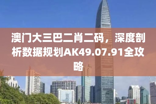 澳门大三巴二肖二码，深度剖析数据规划AK49.07.91全攻略