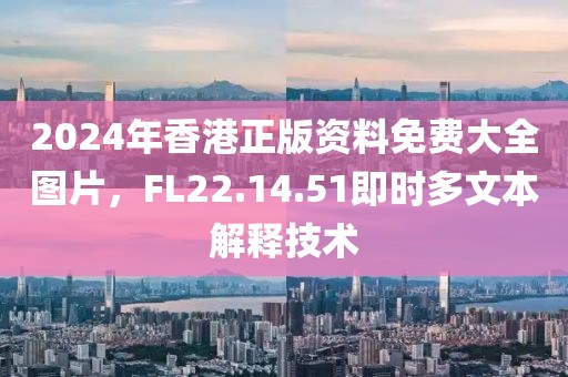 2024年香港正版资料免费大全图片，FL22.14.51即时多文本解释技术