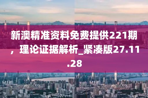 新澳精准资料免费提供221期，理论证据解析_紧凑版27.11.28