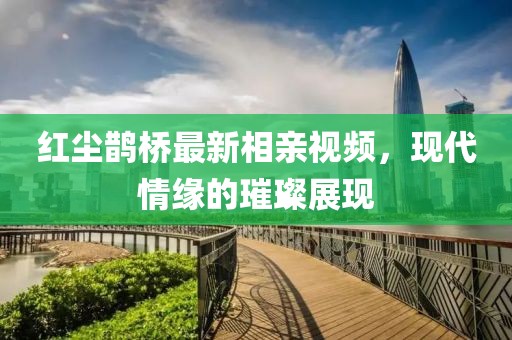 红尘鹊桥最新相亲视频，现代情缘的璀璨展现