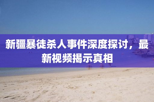 新疆暴徒杀人事件深度探讨，最新视频揭示真相