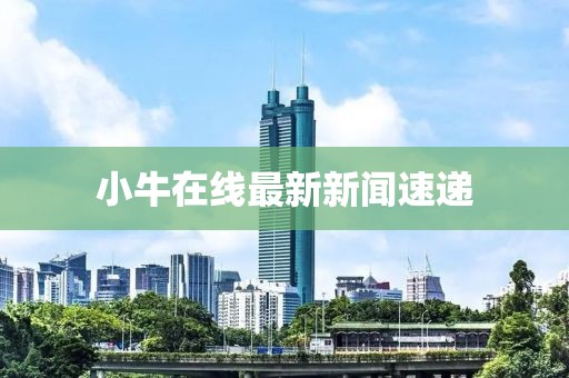 小牛在线最新新闻速递