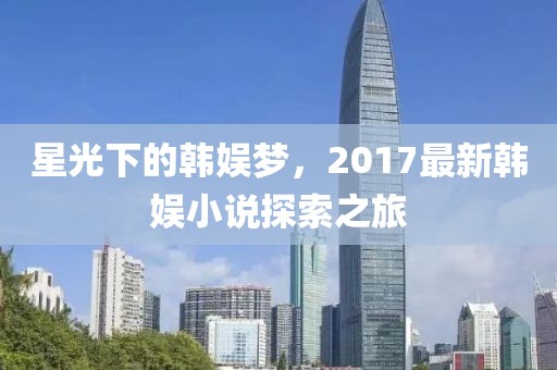 星光下的韩娱梦，2017最新韩娱小说探索之旅