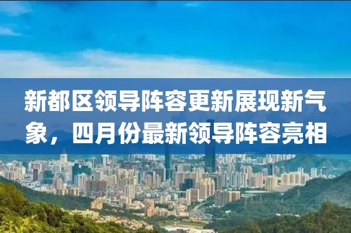 新都区领导阵容更新展现新气象，四月份最新领导阵容亮相