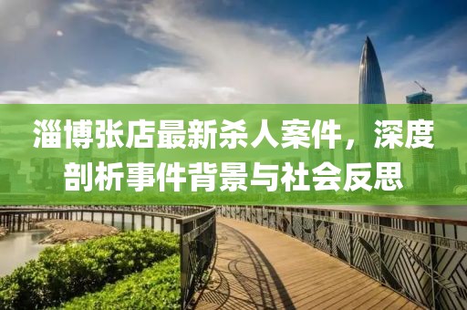 淄博张店最新杀人案件，深度剖析事件背景与社会反思