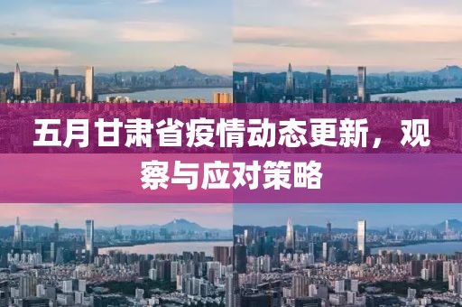 五月甘肃省疫情动态更新，观察与应对策略
