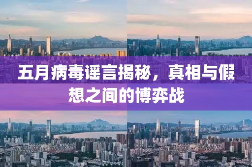 五月病毒谣言揭秘，真相与假想之间的博弈战
