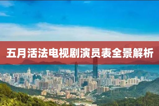 五月活法电视剧演员表全景解析