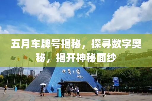 五月车牌号揭秘，探寻数字奥秘，揭开神秘面纱