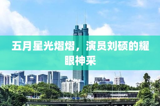 五月星光熠熠，演员刘硕的耀眼神采