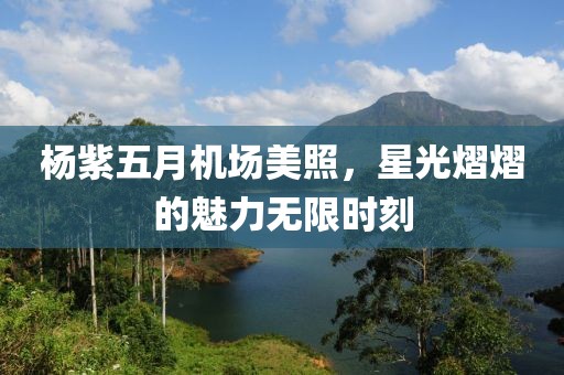 杨紫五月机场美照，星光熠熠的魅力无限时刻