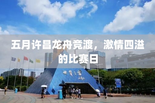 五月许昌龙舟竞渡，激情四溢的比赛日