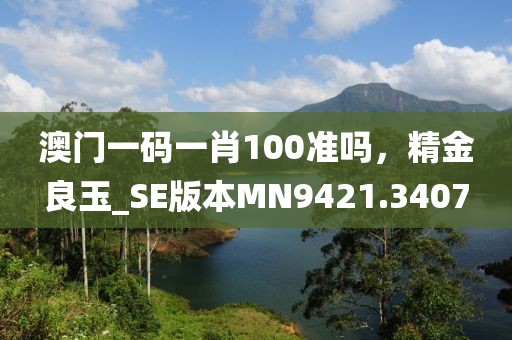 澳门一码一肖100准吗，精金良玉_SE版本MN9421.3407
