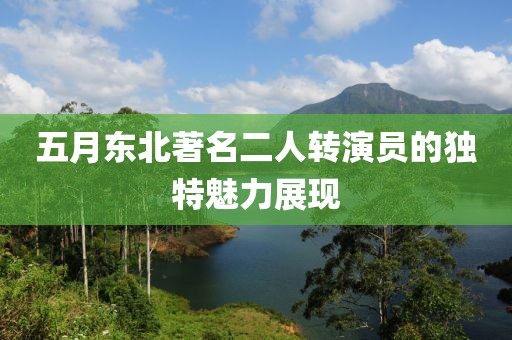 五月东北著名二人转演员的独特魅力展现