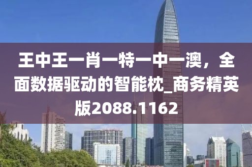 王中王一肖一特一中一澳，全面数据驱动的智能枕_商务精英版2088.1162