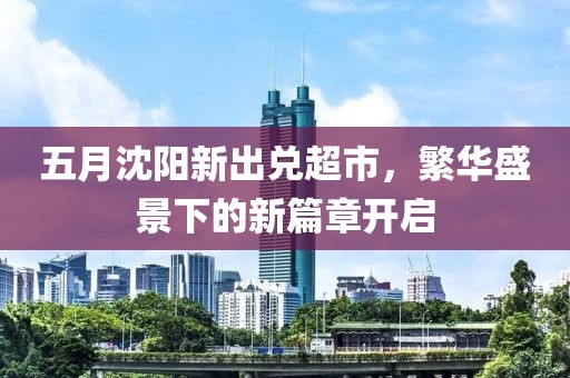 五月沈阳新出兑超市，繁华盛景下的新篇章开启