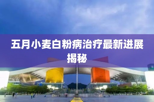 五月小麦白粉病治疗最新进展揭秘