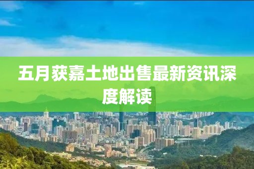 五月获嘉土地出售最新资讯深度解读