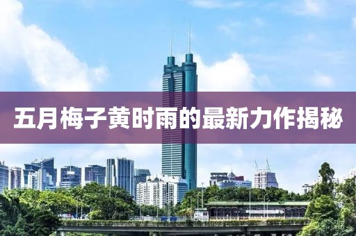 五月梅子黄时雨的最新力作揭秘