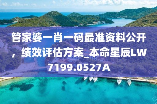 管家婆一肖一码最准资料公开，绩效评估方案_本命星辰LW7199.0527A