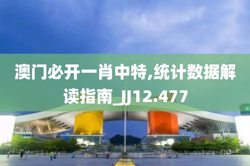 澳门必开一肖中特,统计数据解读指南_JJ12.477