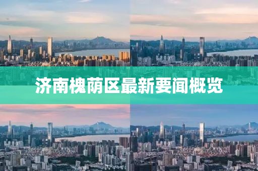济南槐荫区最新要闻概览