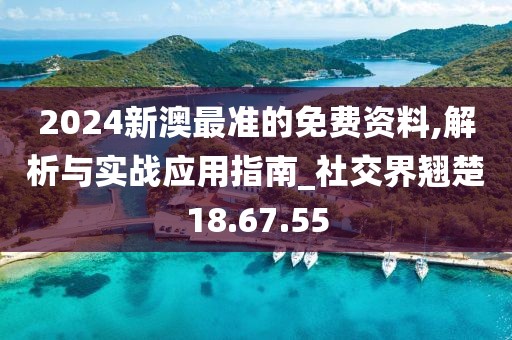 2024新澳最准的免费资料,解析与实战应用指南_社交界翘楚18.67.55