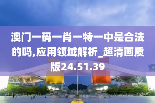 澳门一码一肖一特一中是合法的吗,应用领域解析_超清画质版24.51.39